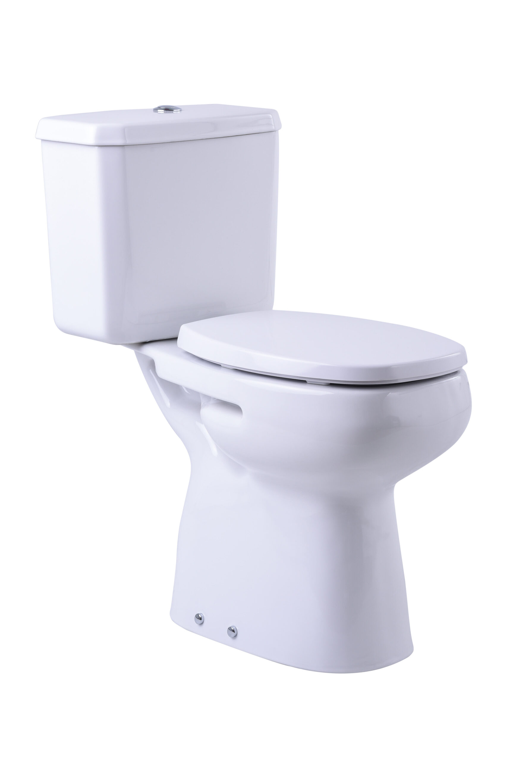 CONFORT - Kit (Inodoro largo de pie con salida vertical para movilidad reducida + Depósito 6/3L + Tapa y asiento + Kit instalación)