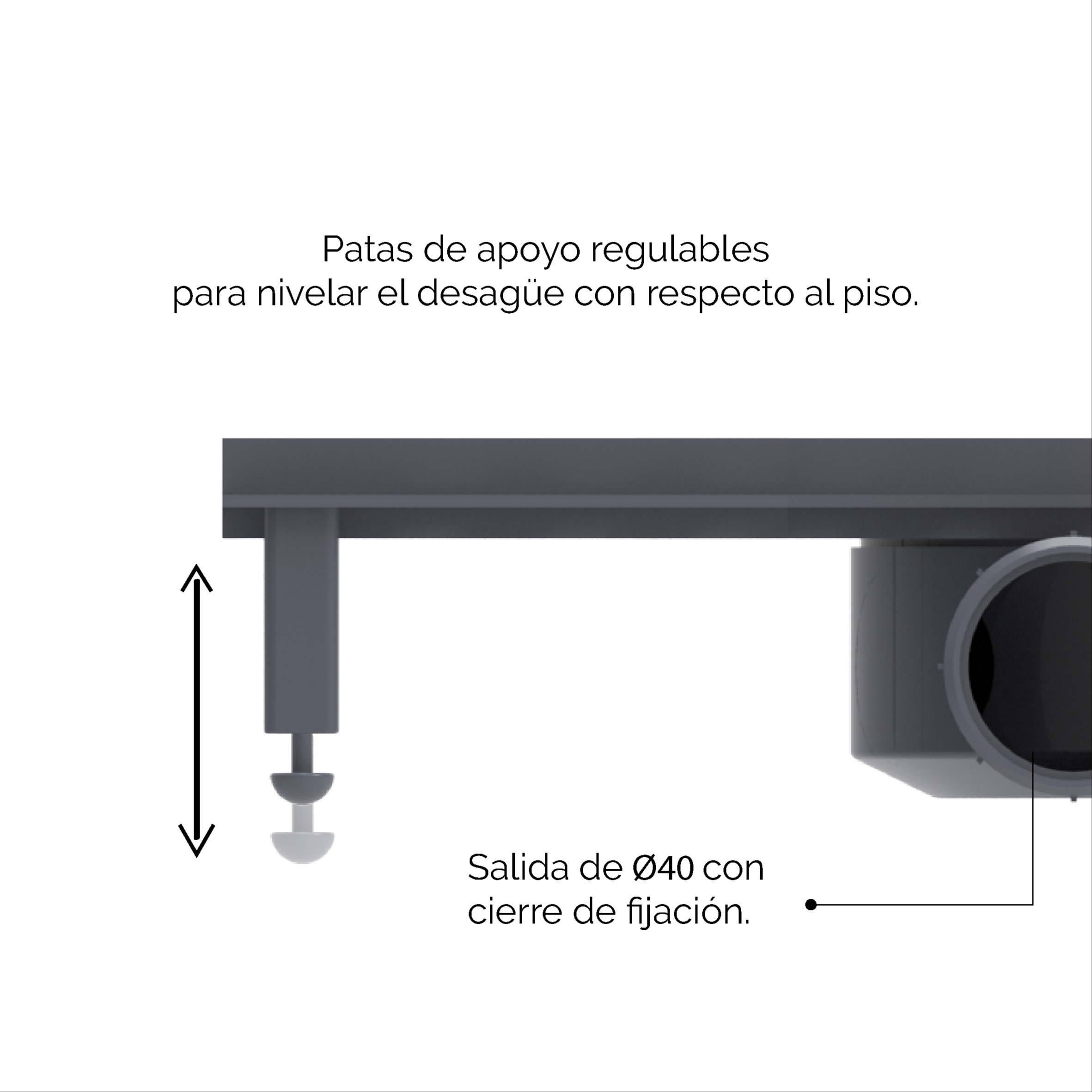 Desagüe Lineal ABS 30cm - Imagen 2